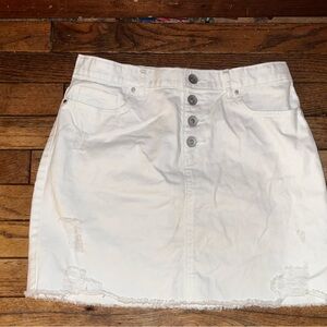 Place White Mini Pencil Skirt Casual